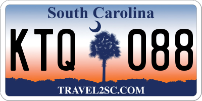 SC license plate KTQ088