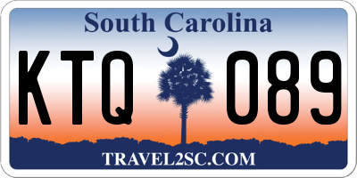 SC license plate KTQ089