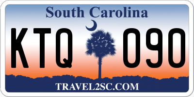 SC license plate KTQ090