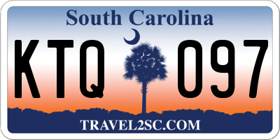 SC license plate KTQ097