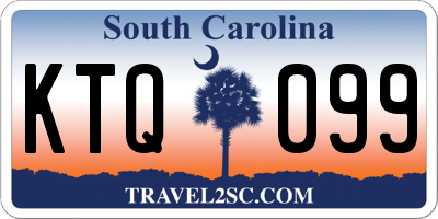 SC license plate KTQ099