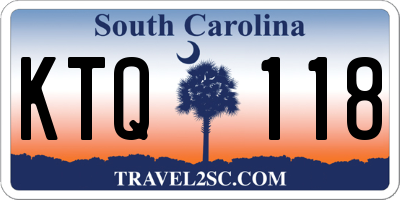 SC license plate KTQ118