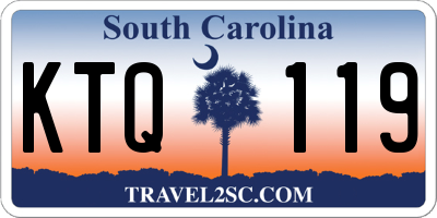 SC license plate KTQ119