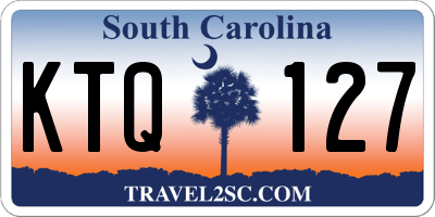SC license plate KTQ127