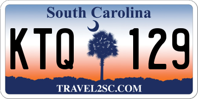 SC license plate KTQ129