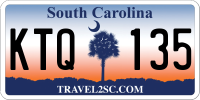 SC license plate KTQ135
