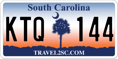 SC license plate KTQ144