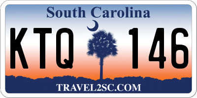 SC license plate KTQ146