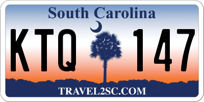 SC license plate KTQ147