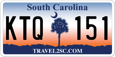 SC license plate KTQ151