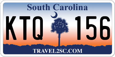 SC license plate KTQ156