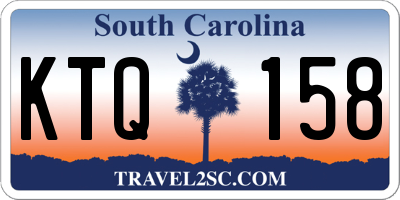 SC license plate KTQ158