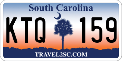 SC license plate KTQ159