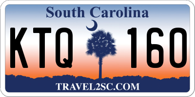 SC license plate KTQ160