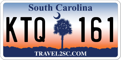 SC license plate KTQ161