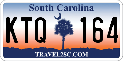 SC license plate KTQ164