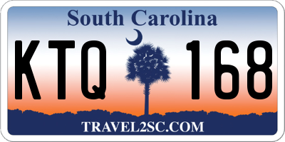 SC license plate KTQ168