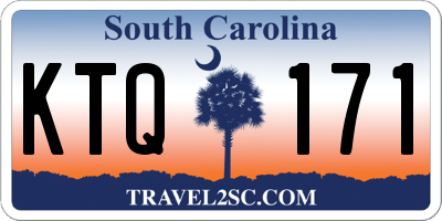 SC license plate KTQ171
