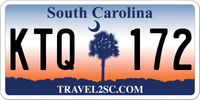 SC license plate KTQ172