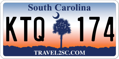 SC license plate KTQ174