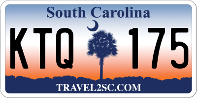 SC license plate KTQ175
