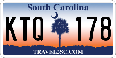 SC license plate KTQ178