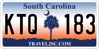 SC license plate KTQ183