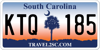 SC license plate KTQ185