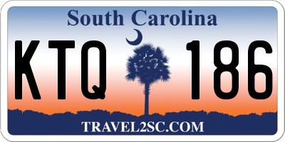 SC license plate KTQ186