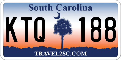 SC license plate KTQ188