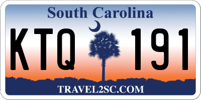 SC license plate KTQ191