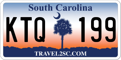 SC license plate KTQ199