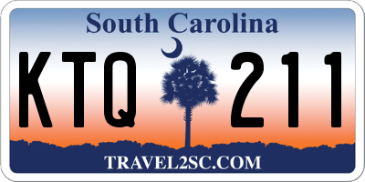 SC license plate KTQ211