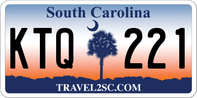 SC license plate KTQ221