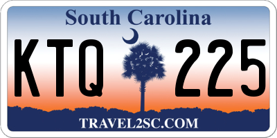 SC license plate KTQ225