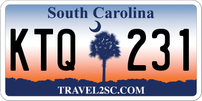 SC license plate KTQ231
