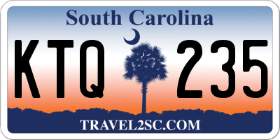 SC license plate KTQ235