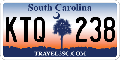 SC license plate KTQ238