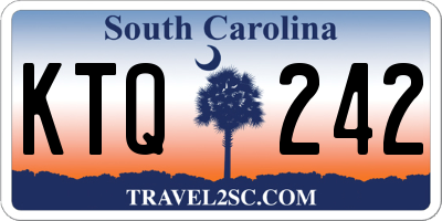 SC license plate KTQ242