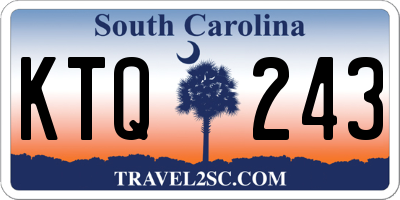 SC license plate KTQ243