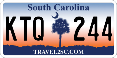 SC license plate KTQ244