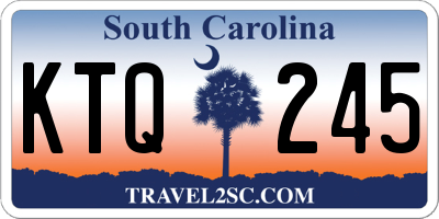 SC license plate KTQ245
