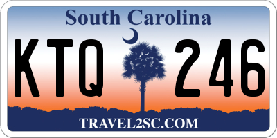 SC license plate KTQ246
