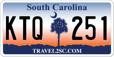 SC license plate KTQ251