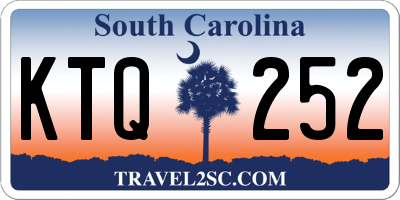 SC license plate KTQ252