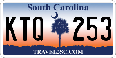 SC license plate KTQ253