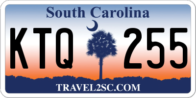 SC license plate KTQ255