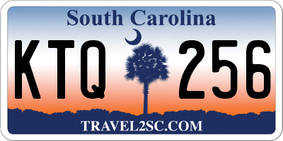 SC license plate KTQ256