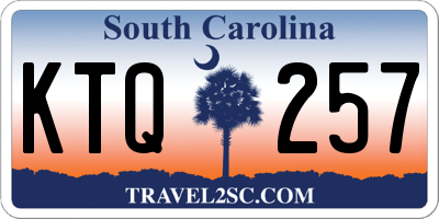 SC license plate KTQ257