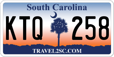 SC license plate KTQ258
